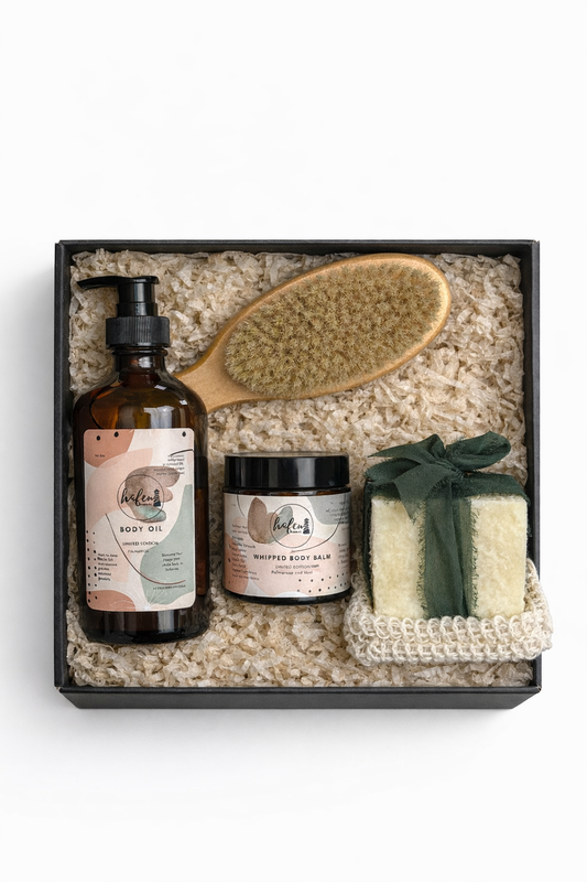 Spa Set Palmarosa Mint Body Oil & Tallow Balm
