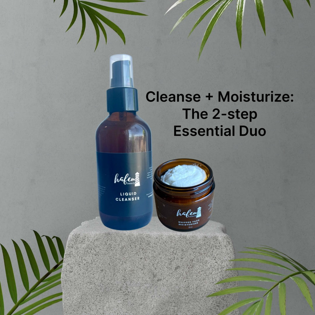Cleanse + Moisturize: The 2-Step Essential Duo