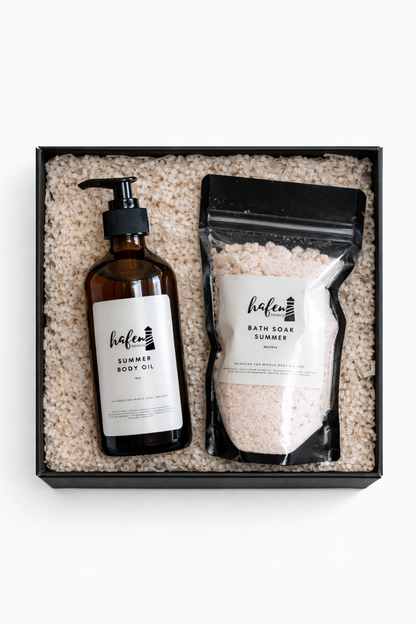 Soothing Magnesium Soak with Body Oil high in Vitamin E