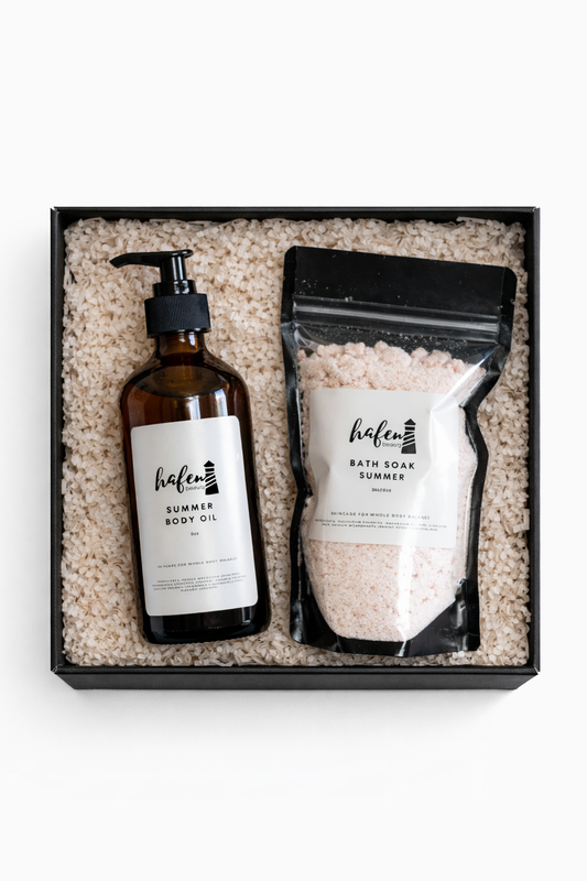 Soothing Magnesium Soak with Body Oil high in Vitamin E